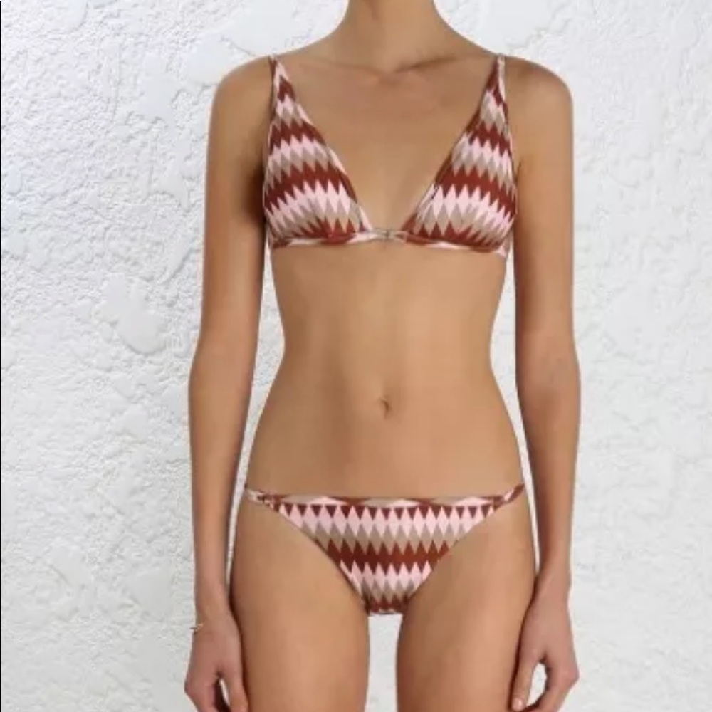NWT Zimmermann Chroma Hi Tri Bikini sizes 0,1,2,3